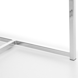 Julian Bowen Scala Dining Table Chrome and White Marble Top - Size: 4 Seater - Multi - Wilko - thumbnail 6