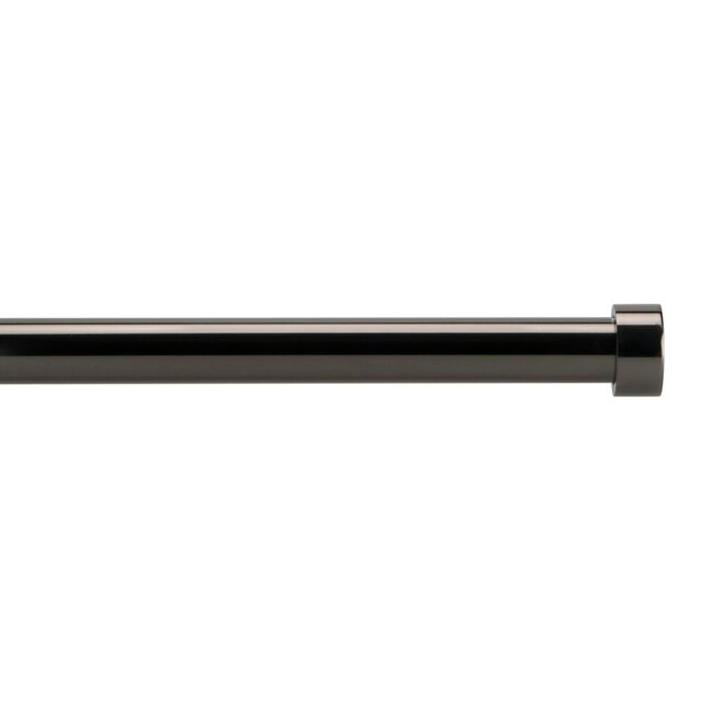 Stockholm 120 to 210cm Extendable Pewter Curtain Pole - Wilko - image 1