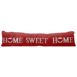 Velosso Red Home Sweet Home Draught Excluder - Size: 24 x 90 x 10cm - Wilko - thumbnail 1
