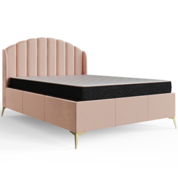 GFW Pettine King Size Blush Pink End Lift Ottoman Storage Bed - Wilko - thumbnail 5