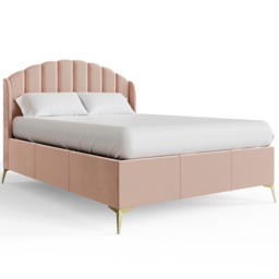 GFW Pettine King Size Blush Pink End Lift Ottoman Storage Bed - Wilko - thumbnail 6