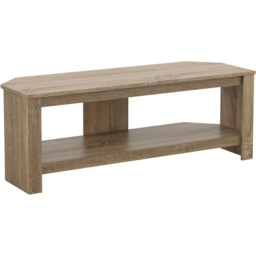 AVF Calibre Single Shelf Rustic Sawn Oak TV Unit - Brown - AVF Group Ltd - Wilko - thumbnail 3