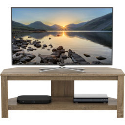 AVF Calibre Single Shelf Rustic Sawn Oak TV Unit - Brown - AVF Group Ltd - Wilko - thumbnail 5