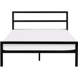 Julian Bowen Soto Double Satin Black Metal Bed Frame - Wilko - thumbnail 4