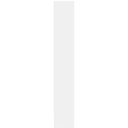 vidaXL 5 Shelf White Tall Bookcase - Size: 189 x 30 x 80cm - Wilko - thumbnail 6