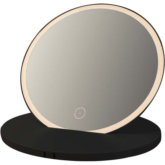 Sorrelis Lucien Portable Rechargeable LED Vanity Mirror - Size: 15 x 15 x 1.6cm - Multi - Wilko - image 1