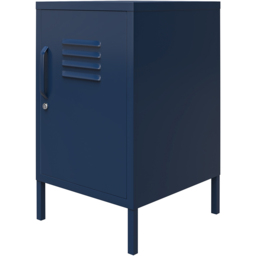 Dorel Bradford Single Door Navy Metal Locker End Table - Size: 68 x 37 x 39cm - Wilko - thumbnail 6