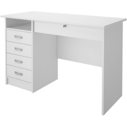 Florence Function Plus 5 Drawer Desk White - Size: 48 x 109 x 75cm - Furniture to Go - Wilko - thumbnail 6