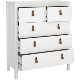 Florence Barcelona White 3 Piece Bedroom Furniture Set - Furniture To Go - Wilko - thumbnail 5