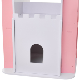 Living and Home 4 Tier Pink Rotating Kids Castle Bookshelf - Size: 4 Shelf - Wilko - thumbnail 5