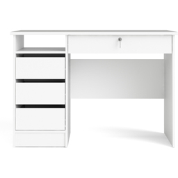 Florence Function Plus 4 Drawer Desk White - Size: 48 x 109 x 75cm - Furniture to Go - Wilko - thumbnail 5