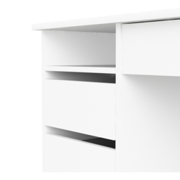 Florence Function Plus 4 Drawer Desk White - Size: 48 x 109 x 75cm - Furniture to Go - Wilko - thumbnail 7
