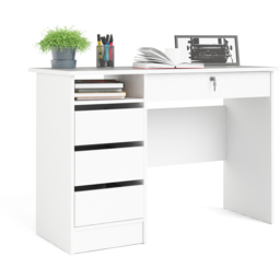 Florence Function Plus 4 Drawer Desk White - Size: 48 x 109 x 75cm - Furniture to Go - Wilko - thumbnail 6