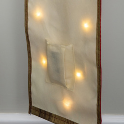 Samuel Alexander Warm White LED Fabric Light Up Hanging Christmas Santa Stop Here Banner 120cm - Size: 120 x 32 x 1cm - Red - Wilko - thumbnail 7
