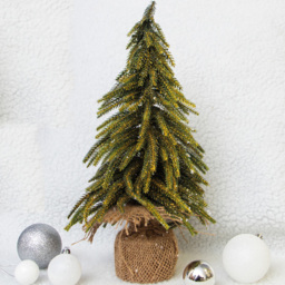St Helens Gold Finish Decorative Christmas Tree 35cm - Size: 350 x 190 x 190cm - Green - Wilko - thumbnail 5