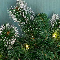 The Christmas Workshop Warm White LED Christmas Garland with Pinecones 183cm - Wilko - thumbnail 6