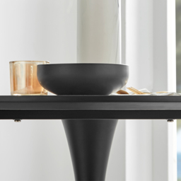 Furniturebox Elissa Solara Marble Effect 2 Seater Round Dining Set White Cappuccino and Black - Wilko - thumbnail 7