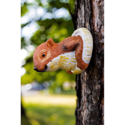Marco Paul Tree Peekers Squirrels Garden Ornament - Size: 30 x 20 x 10cm - Brown - Wilko - thumbnail 4