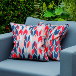 Streetwize Light Blue Arrow Outdoor Scatter Cushion 4 Pack - Size: 43 x 43cm - Wilko - thumbnail 3