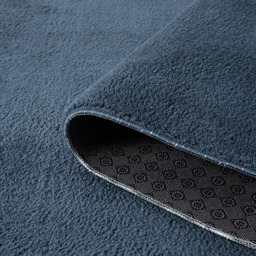 Desire Rugs Comfy Navy Anti Slip Felt Backing Round Rug 100cm - Size: 100 x 100cm - Blue - Wilko - thumbnail 4
