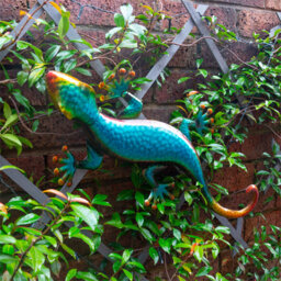 St Helens Multicolour Metal Gecko Garden Wall Ornament - Wilko - thumbnail 5
