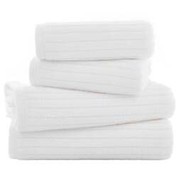 Deyongs Rialto White Bath Towel - Size: 68 x 127cm - Wilko - thumbnail 1