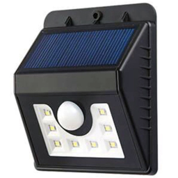 ENER-J 2 Pack 2835 LED Solar Wall Light with PIR - Size: 10 x 12.6 x 12.6cm - Black - Wilko - thumbnail 3