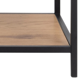 Florence Seaford 5 Shelf Black and Oak Bookcase - Furniture To Go - Wilko - thumbnail 7