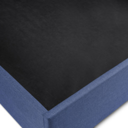 Julian Bowen Rialto King Size Dark Blue Linen Lift Up Storage Bed - Wilko - thumbnail 7