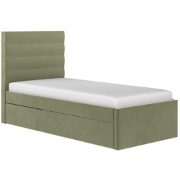 Flair Ari Single Olive Green Bed with Trundle - Wilko - thumbnail 3