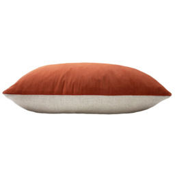 furn. Contra Brick Velvet Cushion - Size: 60 x 40cm - Brown - Wilko - thumbnail 4