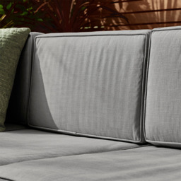 Furniturebox Windermere 6 Seater Brown Rattan Sofa Lounge Set - Wilko - thumbnail 5
