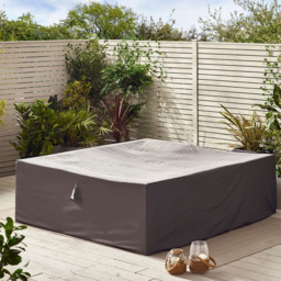 Furniturebox Windermere 6 Seater Brown Rattan Sofa Lounge Set - Wilko - thumbnail 3
