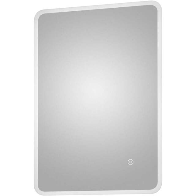 nuie Ambient LED Touch Sensor Mirror 700 x 500mm - Size: 700 x 500 x 30mm - Silver - Wilko - image 1