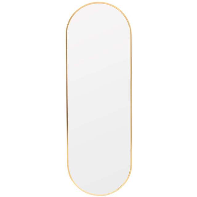 Living and Home Gold Frame Full Length Standing Mirror 40 x 120cm - Size: 120 x 40cm - Wilko - image 1