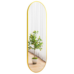 Living and Home Gold Frame Full Length Standing Mirror 40 x 120cm - Size: 120 x 40cm - Wilko - thumbnail 5