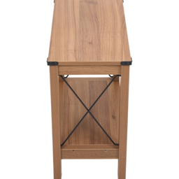 Living and Home Single Shelf Wood-Coloured Side Table - Size: 55.7 x 60 x 31cm - Natural - Wilko - thumbnail 5