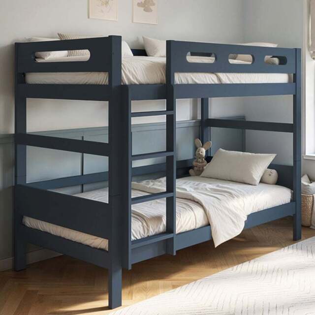Flair Elijah Blue Detachable Wooden Bunk Bed - Size: Single - Wilko - image 1