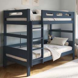 Flair Elijah Blue Detachable Wooden Bunk Bed - Size: Single - Wilko