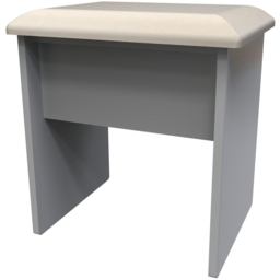 Crowndale Kent Dusk Grey Dressing Table Stool - Size: 38 x 48 x 51cm - Wilko - thumbnail 3