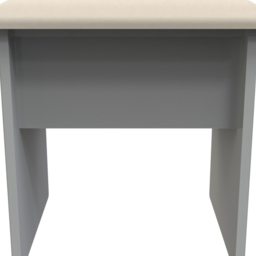 Crowndale Kent Dusk Grey Dressing Table Stool - Size: 38 x 48 x 51cm - Wilko - thumbnail 4