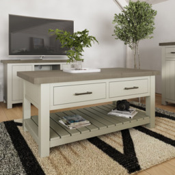 FWStyle Purbeck Truffle Storage Coffee Table - Cream - Wilko - thumbnail 7
