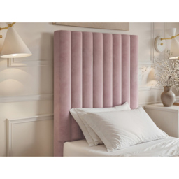 Flair Everley Single Pink Velvet Ottoman Bed - Wilko - thumbnail 5
