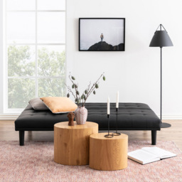 Florence Mice Oak Oval Coffee Table Set of 2 - Size: 40 x 33 x 48cm - Brown - Furniture To Go - Wilko - thumbnail 7