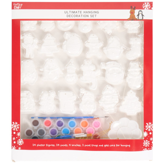 Ultimate Hanging Decoration Set - White - Crafty Club - Wilko