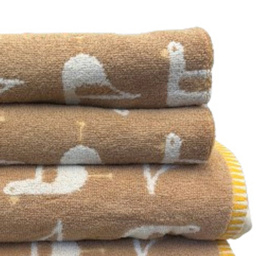 Bellissimo Sea Gull Turkish Cotton Beige Hand and Bath Towels Set of 4 - Size: 70 x 125cm - Cream - Wilko - thumbnail 3