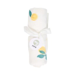 Sorrento Printed Fleece Throw White - My Home - Wilko