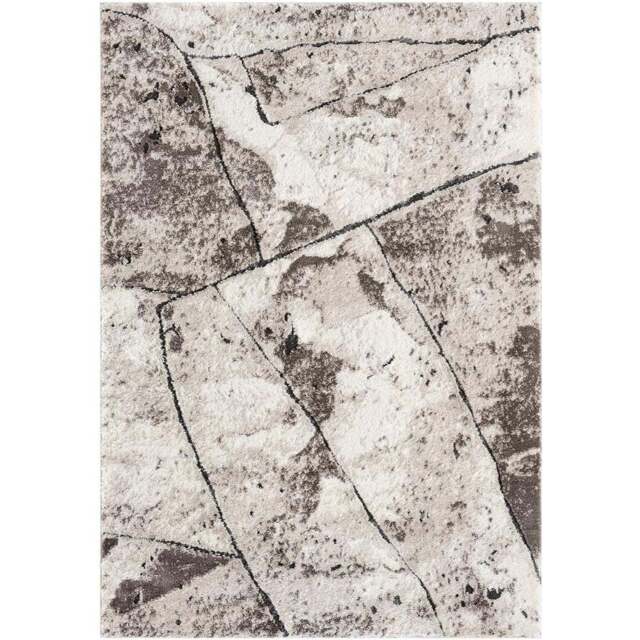 Desire Rugs Eleanor Mocha Slate Embossed Rug 200 x 290cm - Size: 290 x 200 x 2cm - Brown - Wilko - image 1