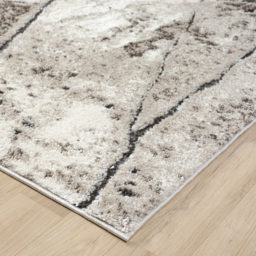 Desire Rugs Eleanor Mocha Slate Embossed Rug 200 x 290cm - Size: 290 x 200 x 2cm - Brown - Wilko - thumbnail 5