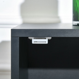 Vinsetto 3-Tier Rolling Filing Cabinet - Size: 38 x 38.5 x 103cm - Black - Wilko - thumbnail 5